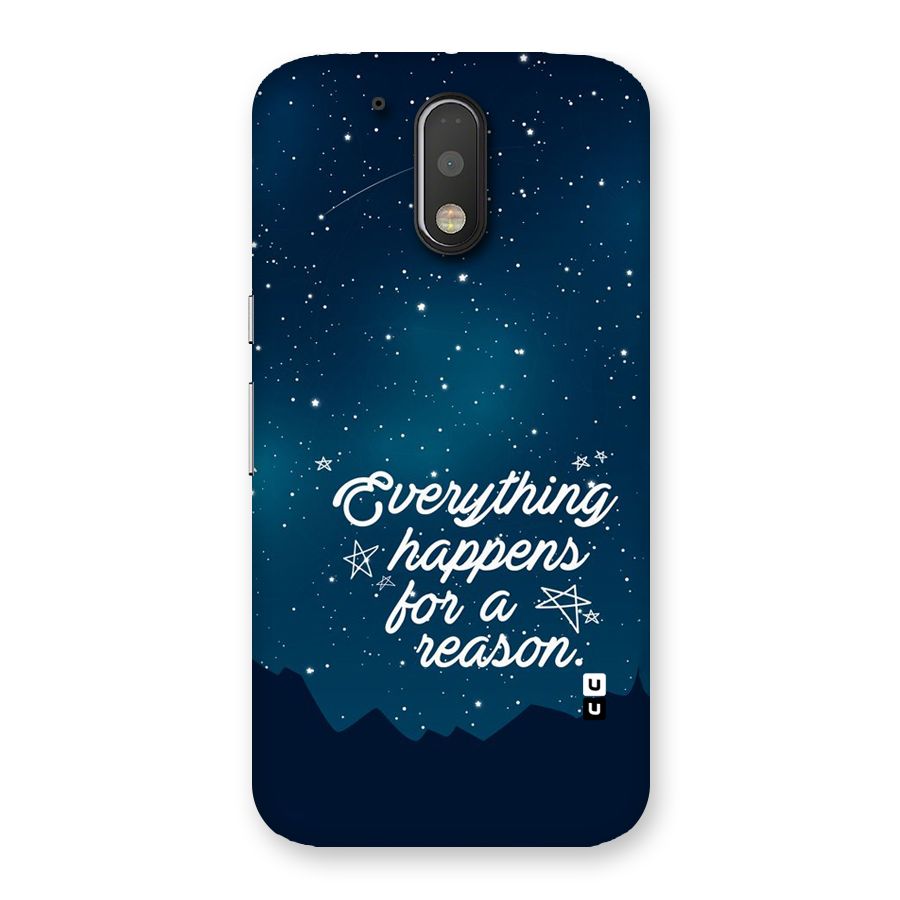 Reason Sky Back Case for Motorola Moto G4 Plus