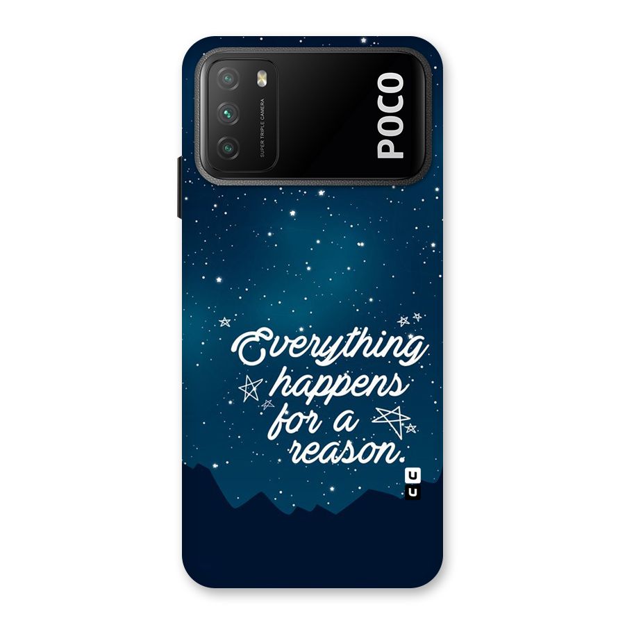 Reason Sky Back Case for Poco M3