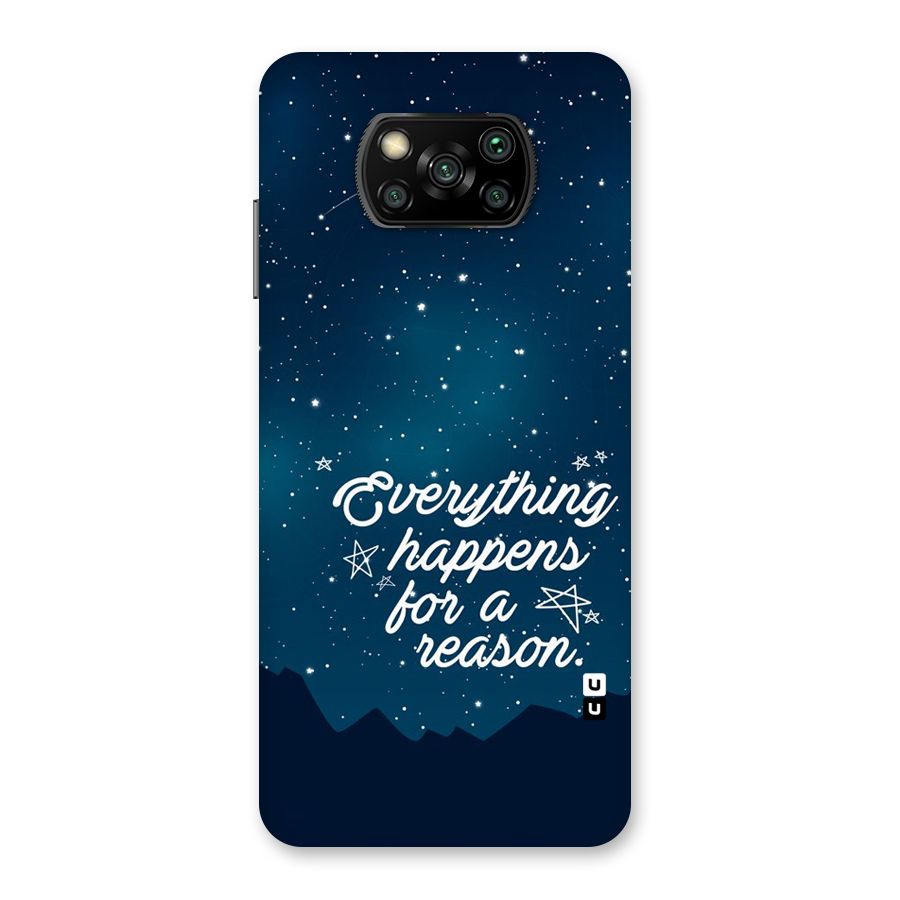 Reason Sky Back Case for Poco X3