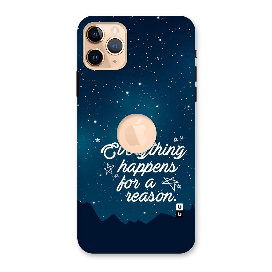 Reason Sky Back Case for iPhone 11 Pro Max Logo Cut