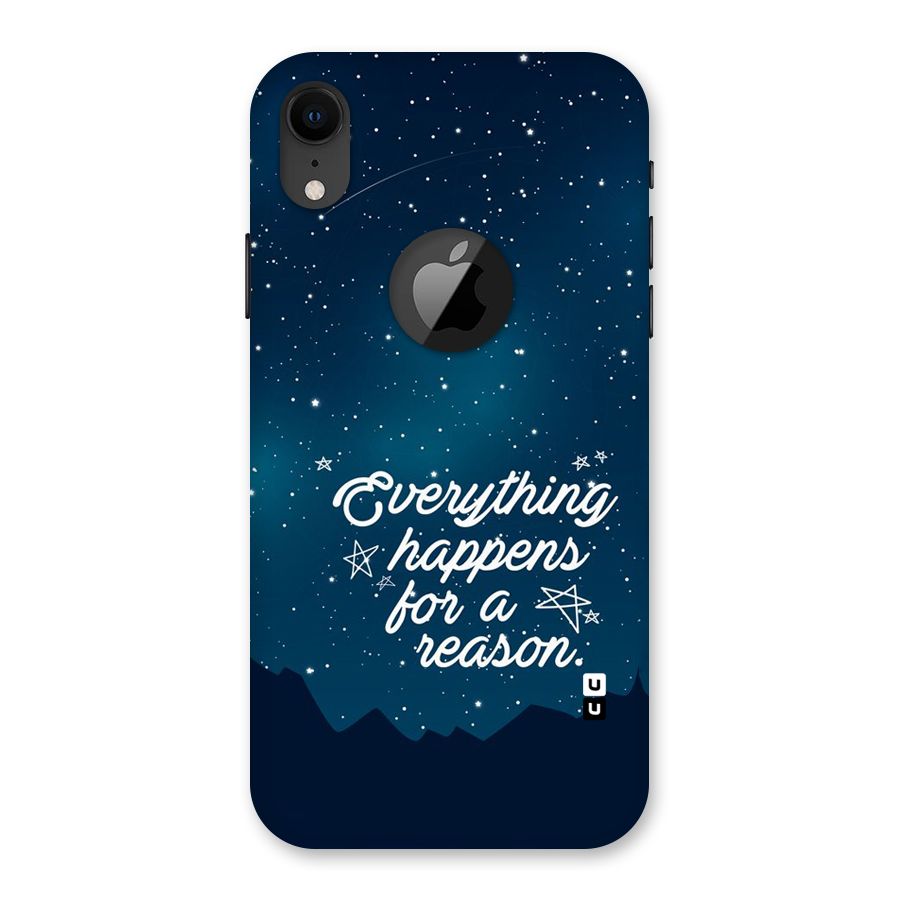 Reason Sky Back Case for iPhone XR Logo Cut