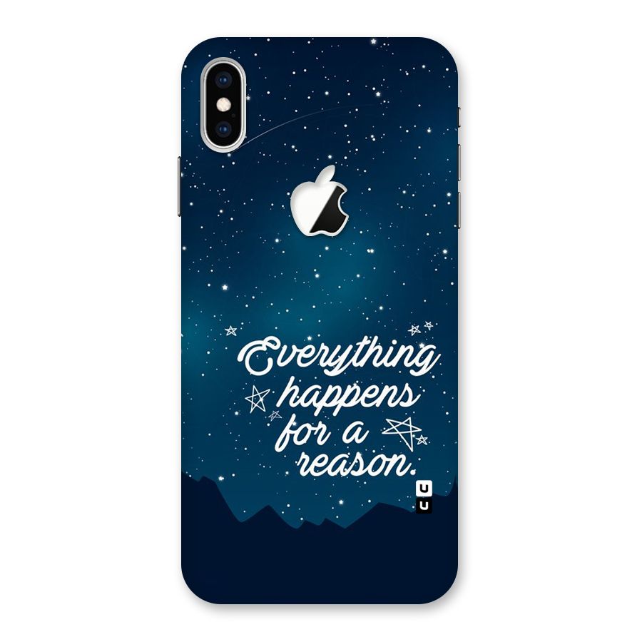 Reason Sky Back Case for iPhone XS Max Apple Cut