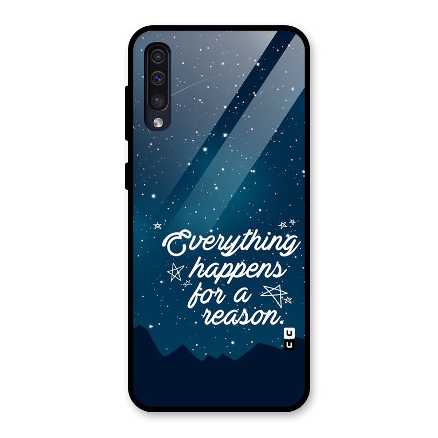Reason Sky Glass Back Case for Galaxy A50