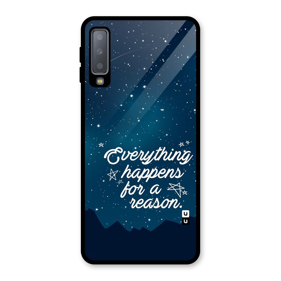 Reason Sky Glass Back Case for Galaxy A7 (2018)