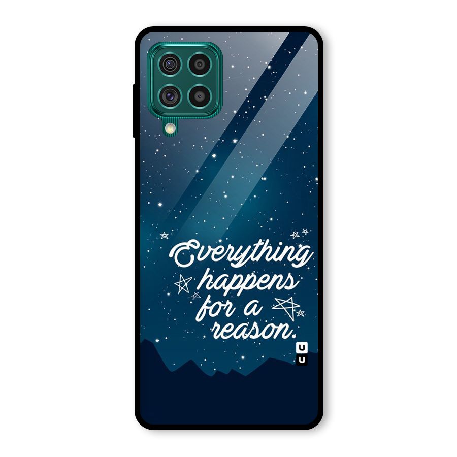Reason Sky Glass Back Case for Galaxy F62