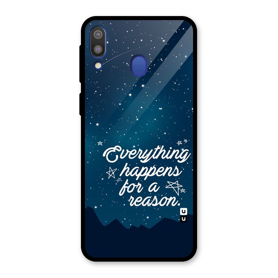 Reason Sky Glass Back Case for Galaxy M20