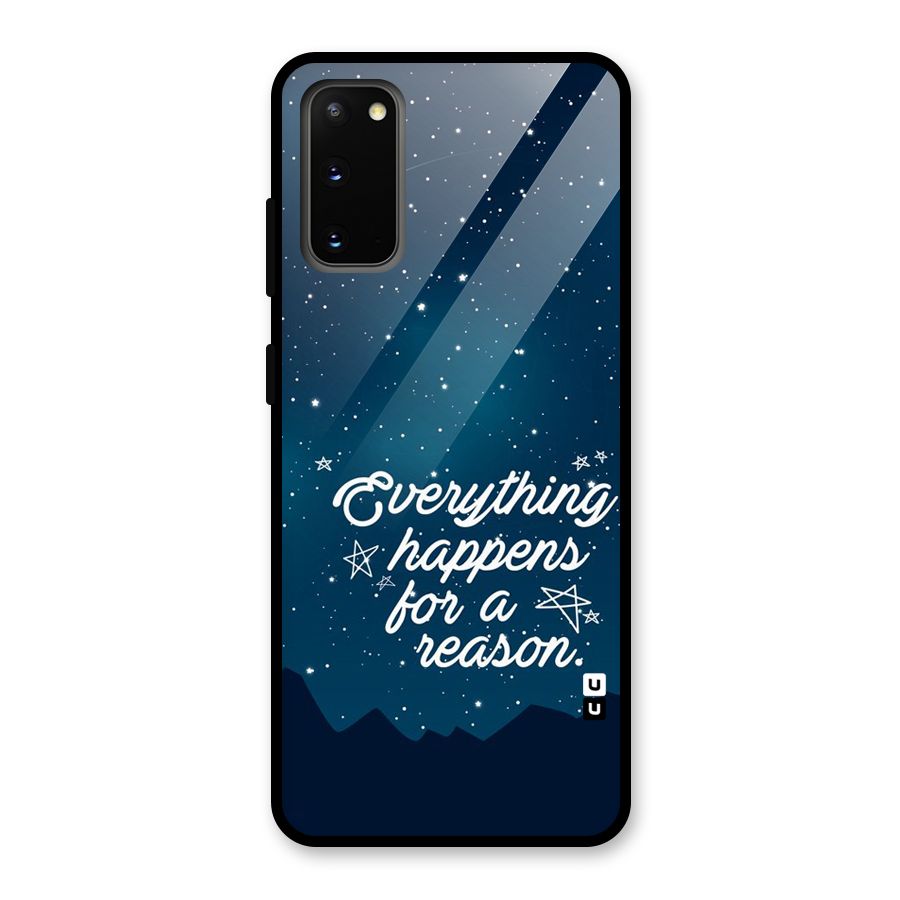 Reason Sky Glass Back Case for Galaxy S20