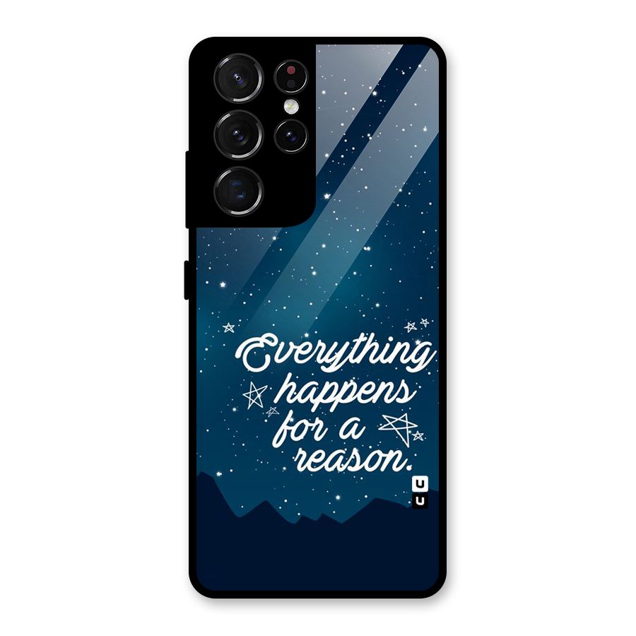 Reason Sky Glass Back Case for Galaxy S21 Ultra 5G