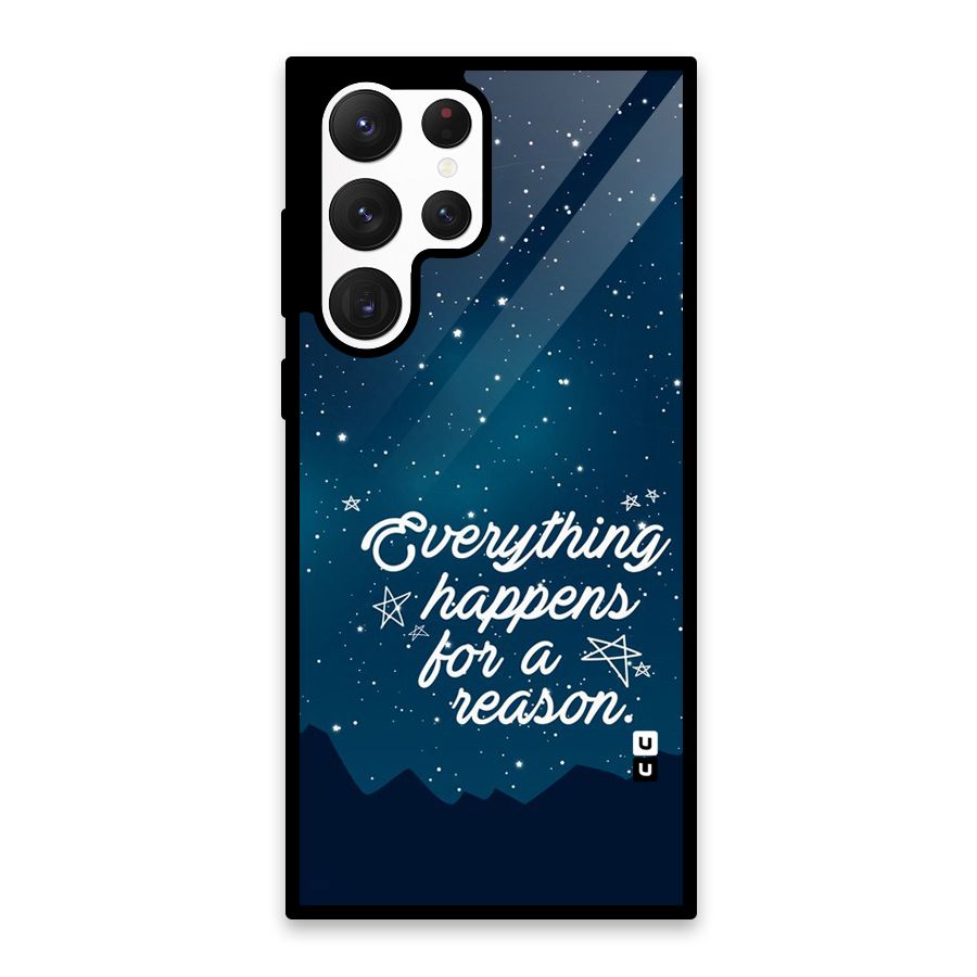 Reason Sky Glass Back Case for Galaxy S22 Ultra 5G