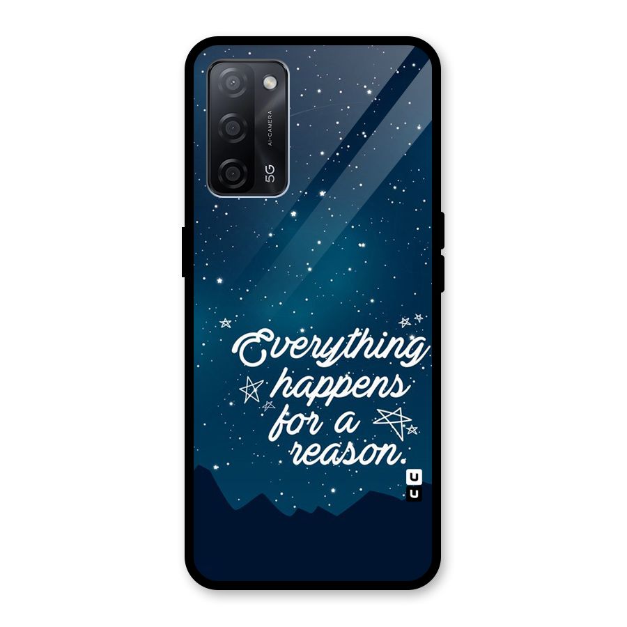 Reason Sky Glass Back Case for Oppo A53s 5G