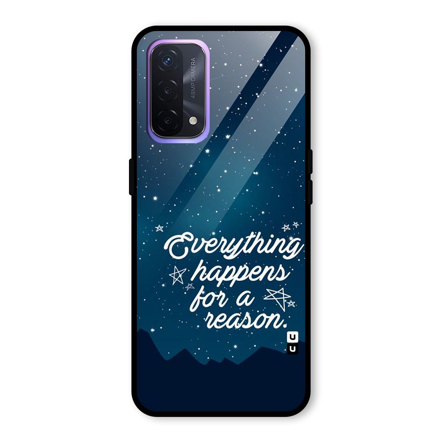 Reason Sky Glass Back Case for Oppo A74 5G