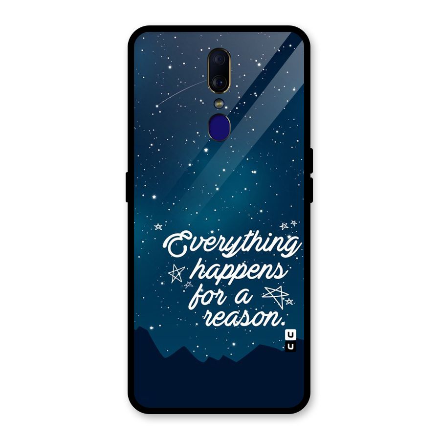 Reason Sky Glass Back Case for Oppo F11
