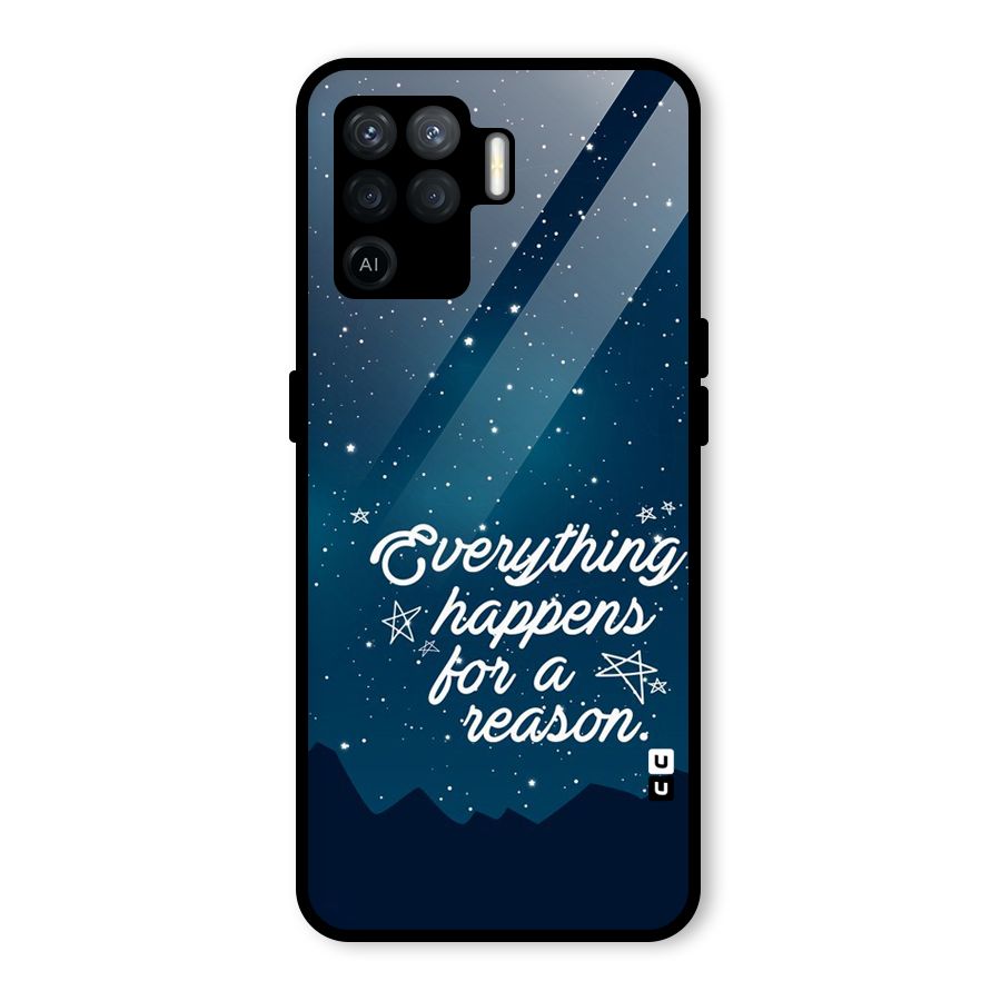 Reason Sky Glass Back Case for Oppo F19 Pro