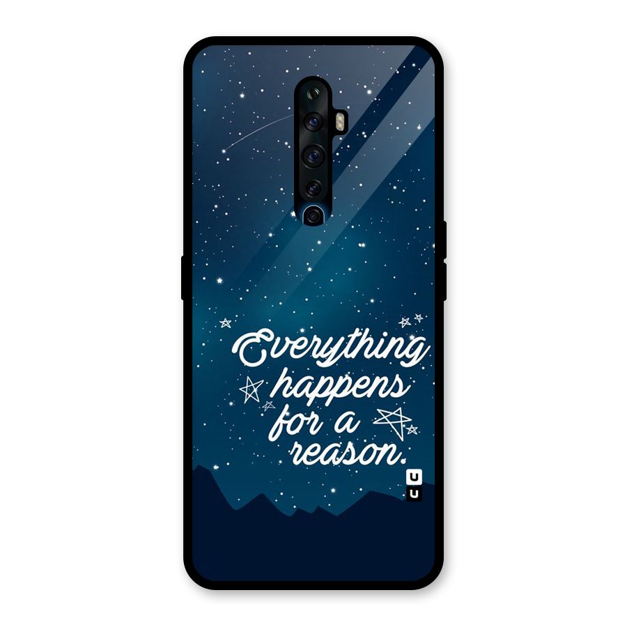 Reason Sky Glass Back Case for Oppo Reno2 F