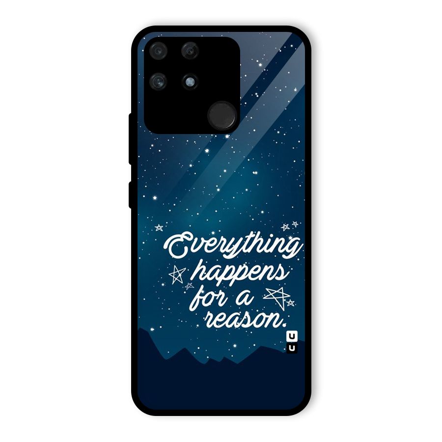 Reason Sky Glass Back Case for Realme Narzo 50A