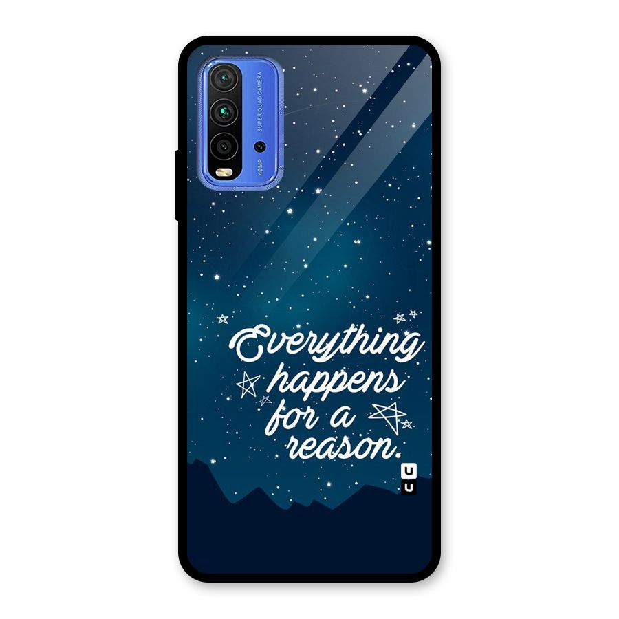 Reason Sky Glass Back Case for Redmi 9 Power