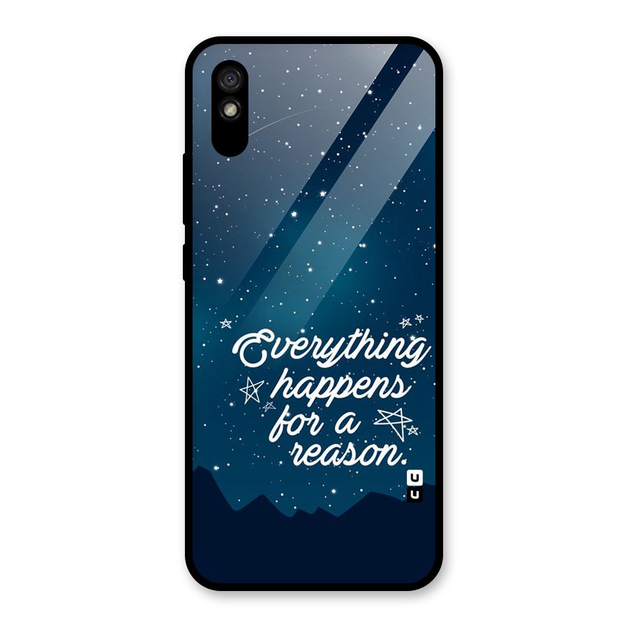Reason Sky Glass Back Case for Redmi 9i