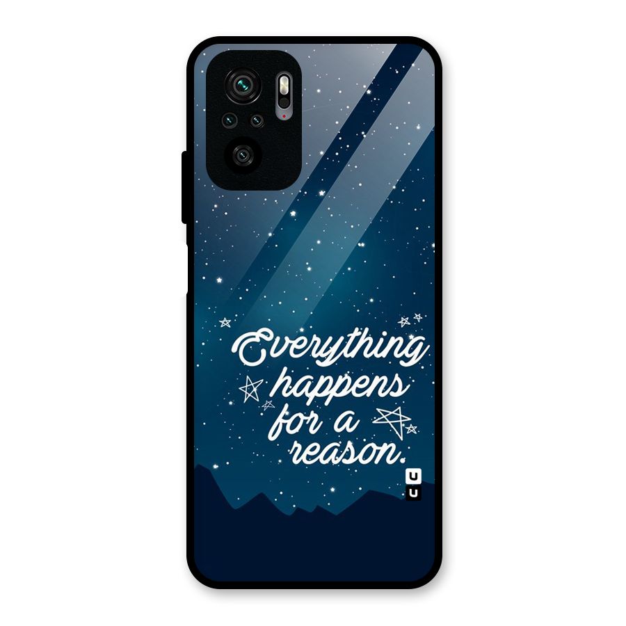 Reason Sky Glass Back Case for Redmi Note 10