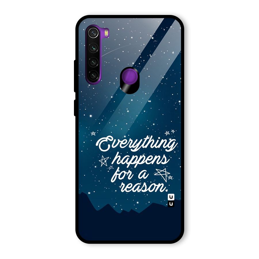Reason Sky Glass Back Case for Redmi Note 8