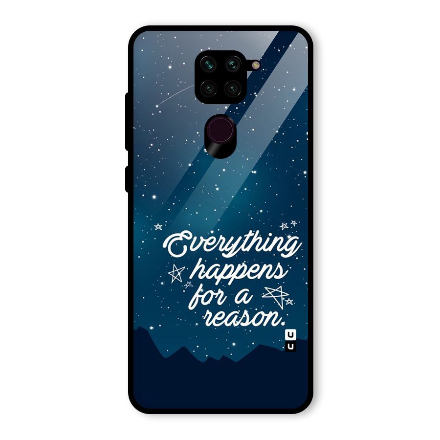 Reason Sky Glass Back Case for Redmi Note 9