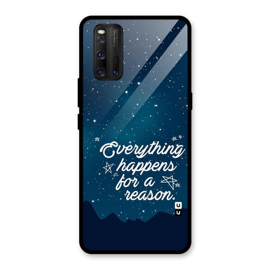 Reason Sky Glass Back Case for Vivo iQOO 3