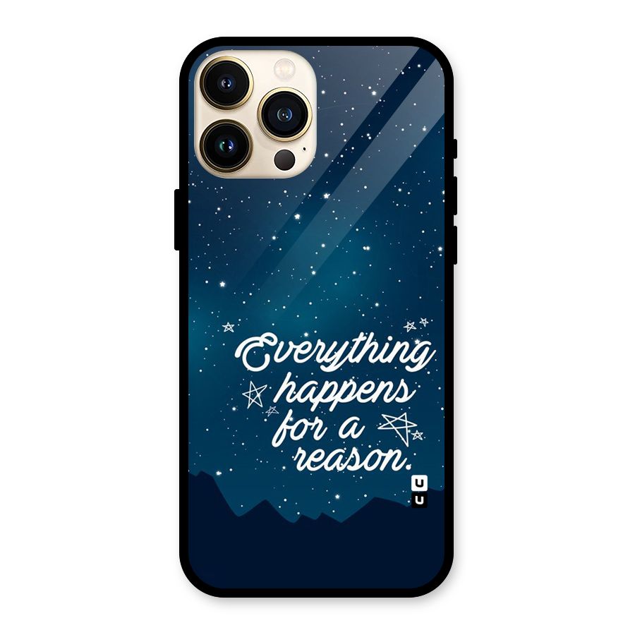 Reason Sky Glass Back Case for iPhone 13 Pro Max