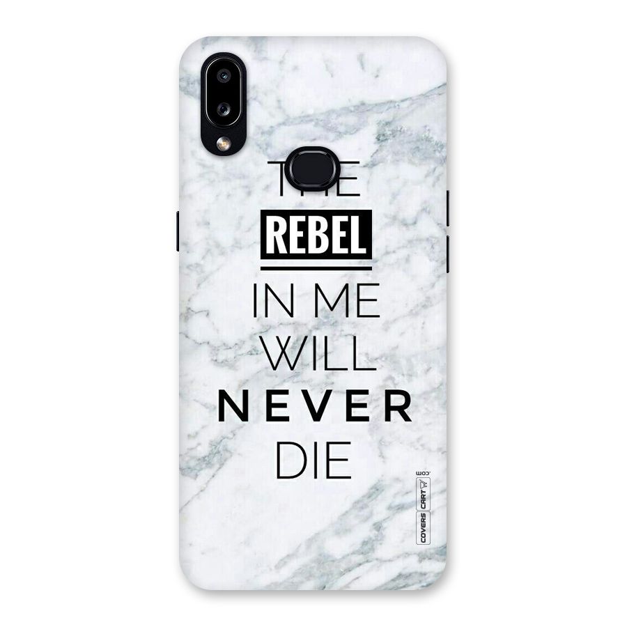 Rebel Will Not Die Back Case for Galaxy A10s