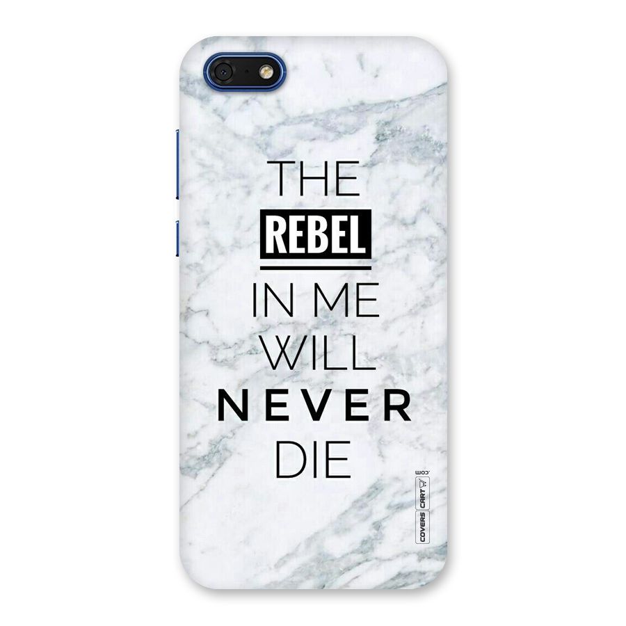 Rebel Will Not Die Back Case for Honor 7s