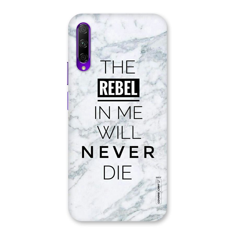 Rebel Will Not Die Back Case for Honor 9X Pro