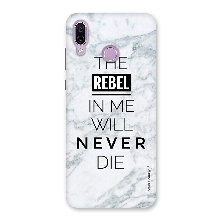 Rebel Will Not Die Back Case for Honor Play