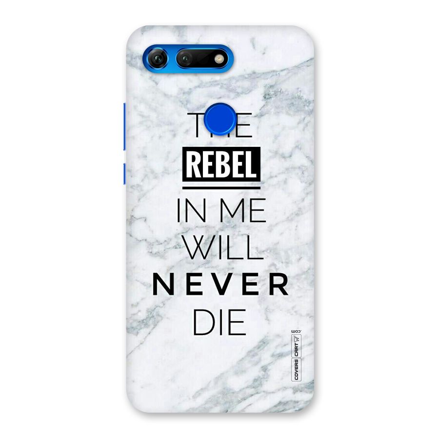 Rebel Will Not Die Back Case for Honor View 20