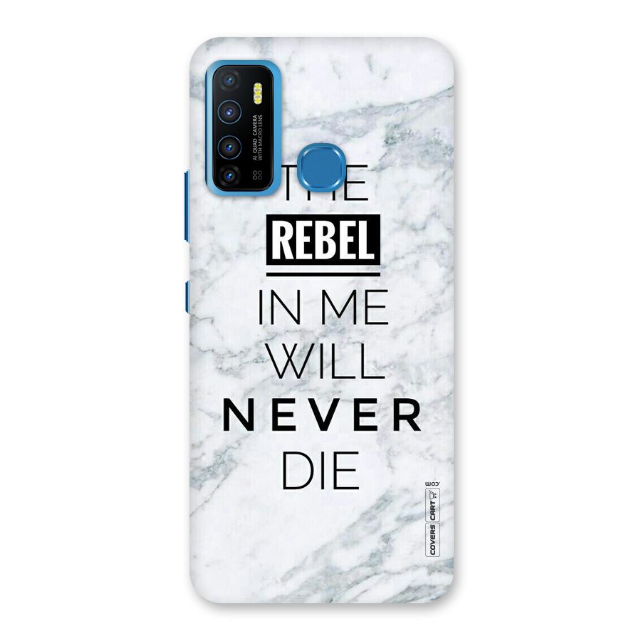 Rebel Will Not Die Back Case for Infinix Hot 9