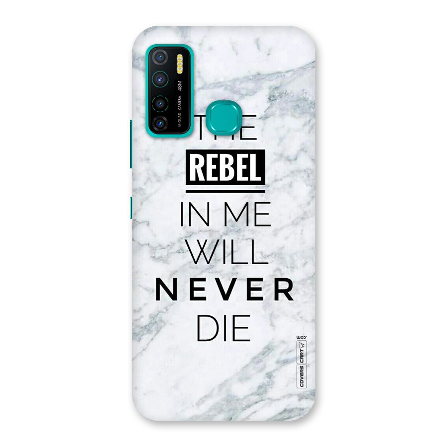 Rebel Will Not Die Back Case for Infinix Hot 9 Pro