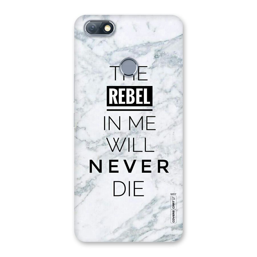 Rebel Will Not Die Back Case for Infinix Note 5