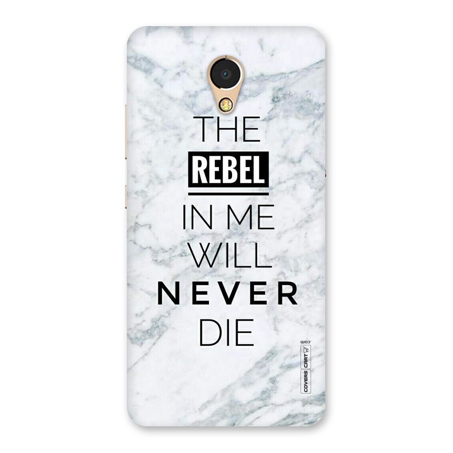 Rebel Will Not Die Back Case for Lenovo P2