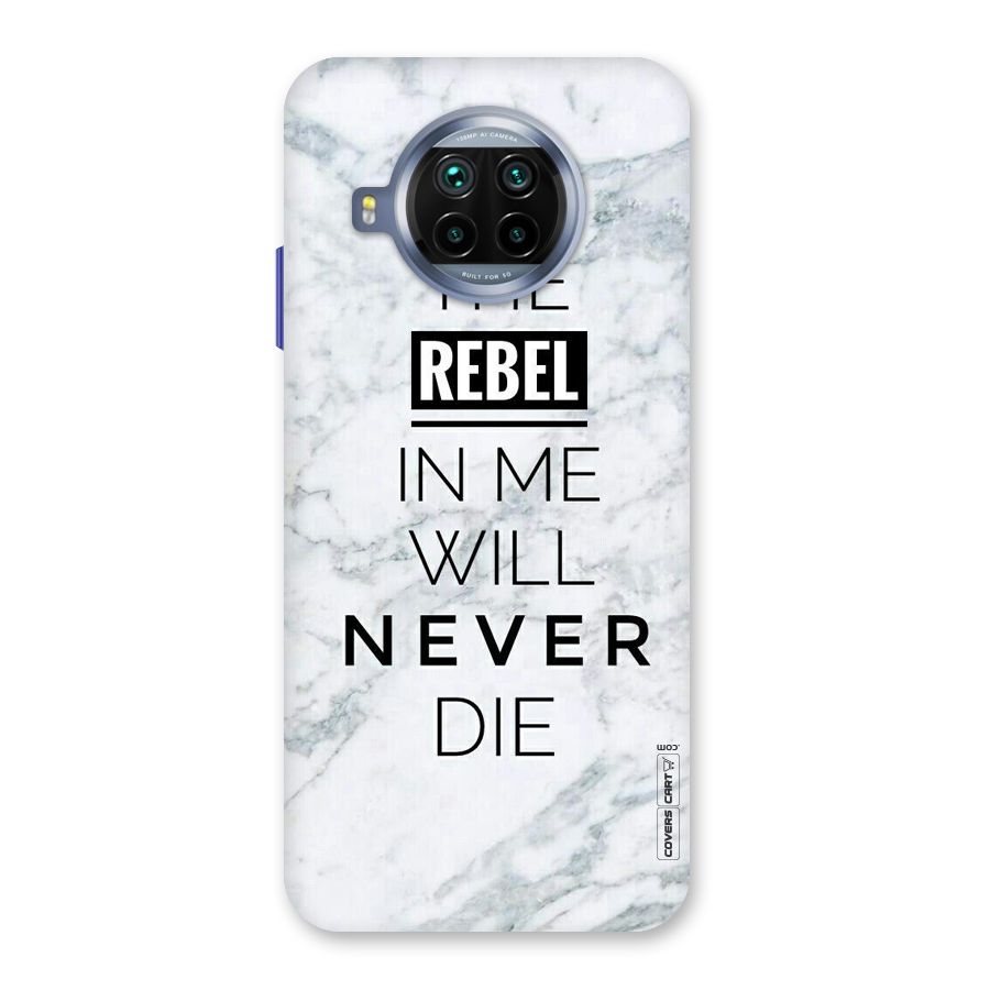 Rebel Will Not Die Back Case for Mi 10i