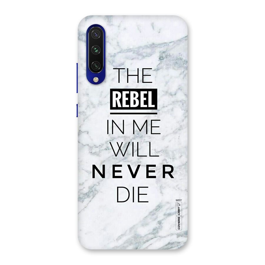 Rebel Will Not Die Back Case for Mi A3
