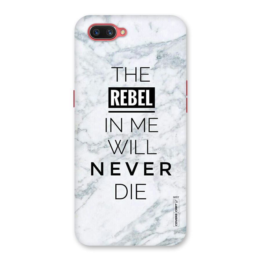 Rebel Will Not Die Back Case for Oppo A3s