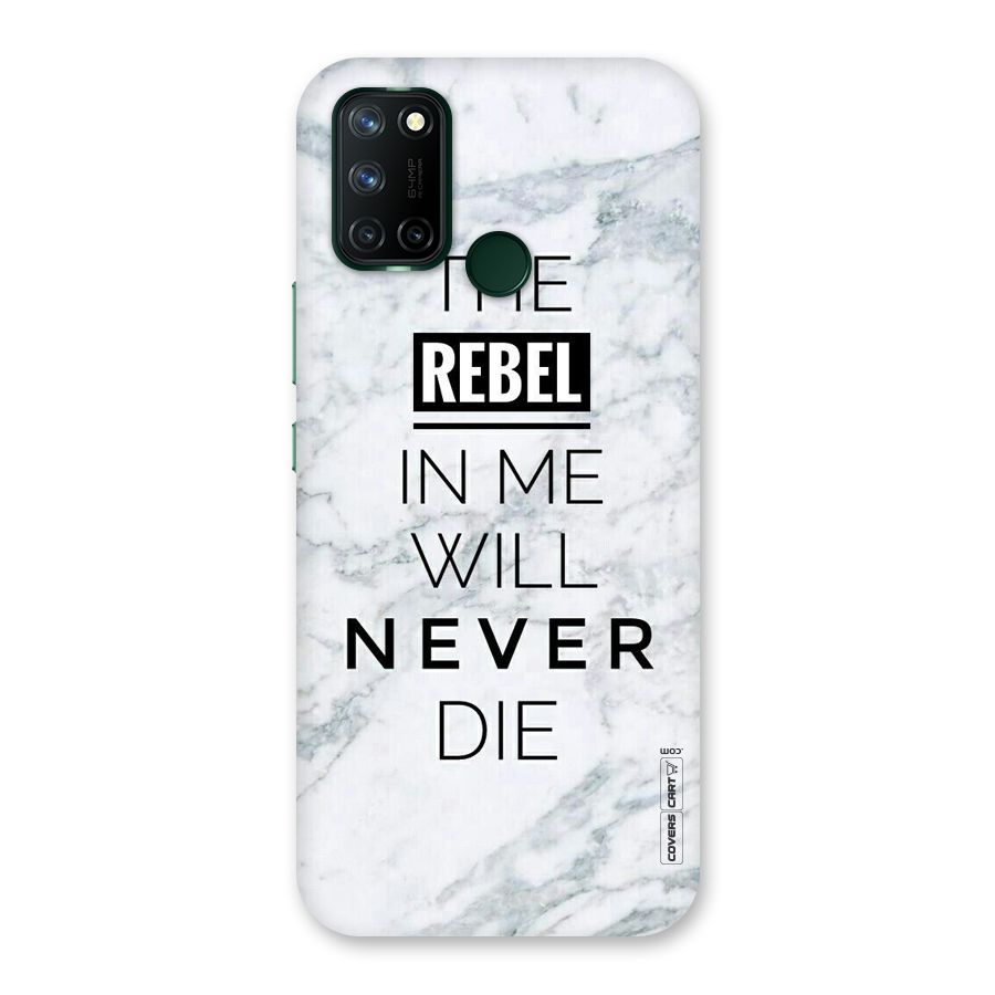 Rebel Will Not Die Back Case for Realme 7i
