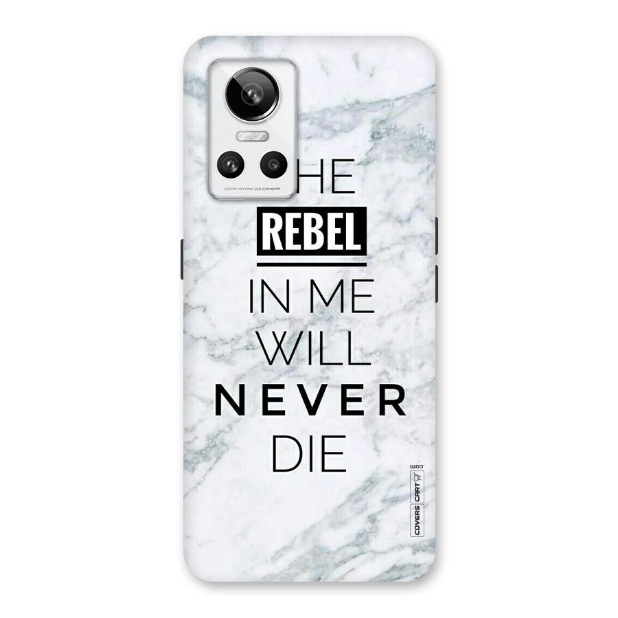 Rebel Will Not Die Back Case for Realme GT Neo 3
