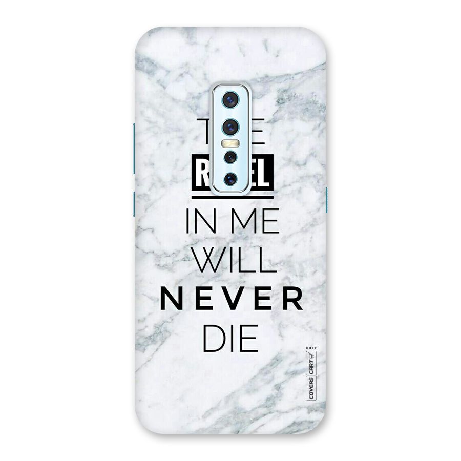Rebel Will Not Die Back Case for Vivo V17 Pro