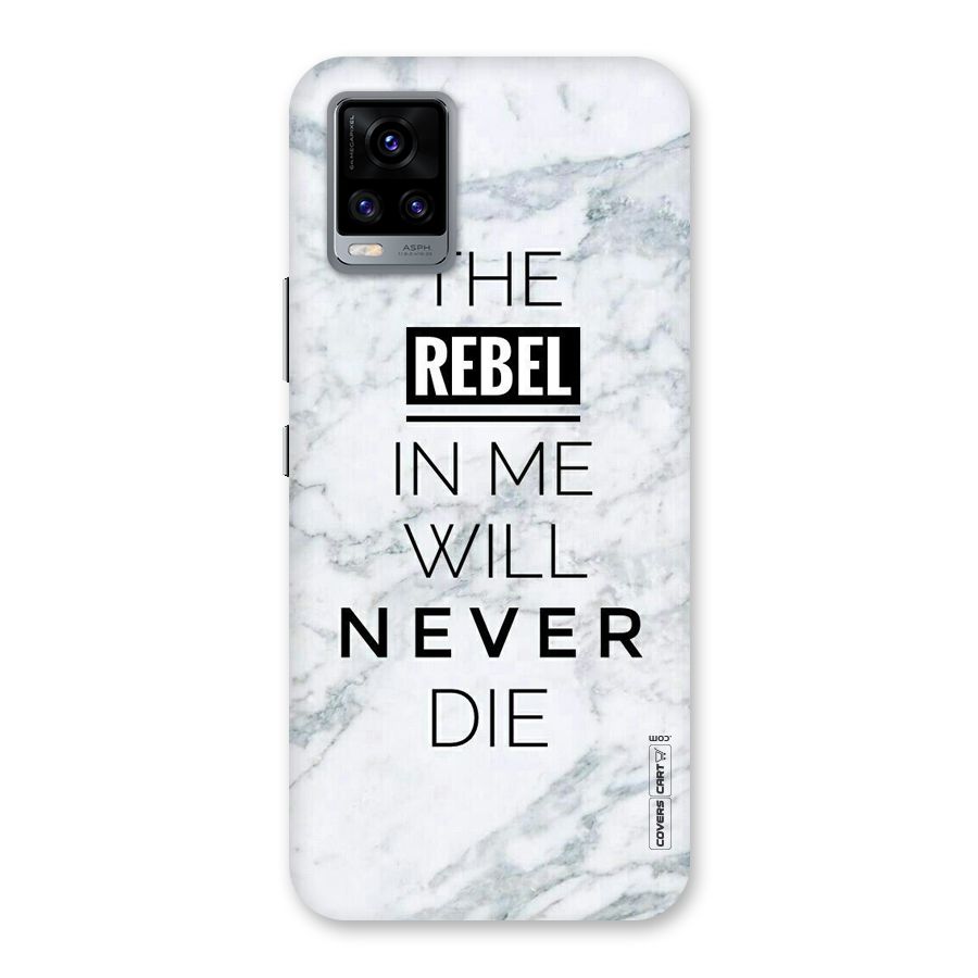 Rebel Will Not Die Back Case for Vivo V20