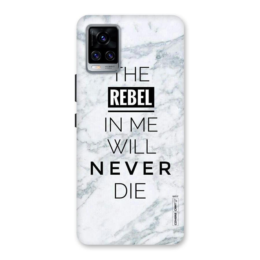 Rebel Will Not Die Back Case for Vivo V20 Pro