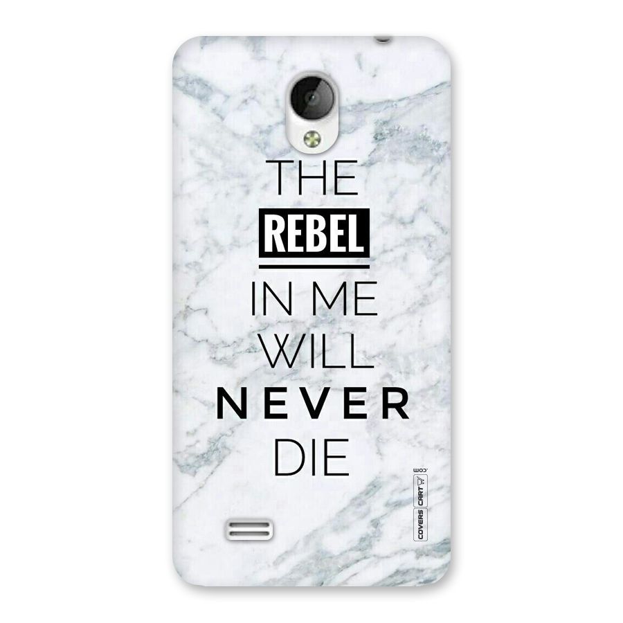 Rebel Will Not Die Back Case for Vivo Y21