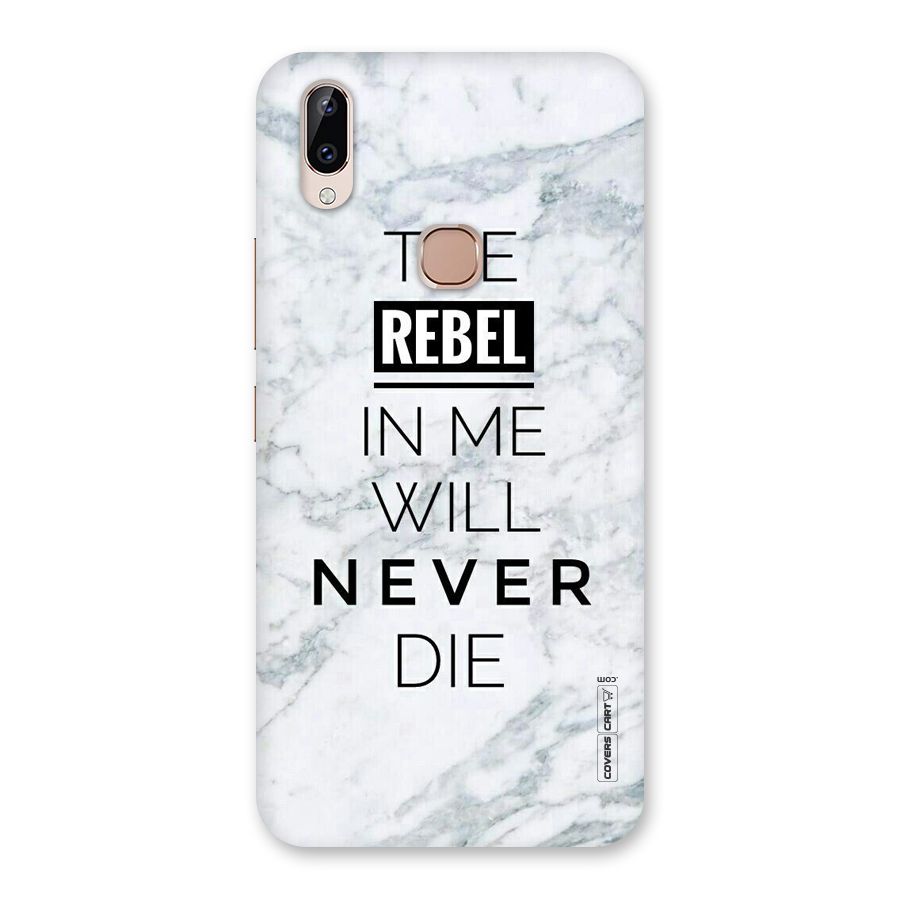 Rebel Will Not Die Back Case for Vivo Y83 Pro