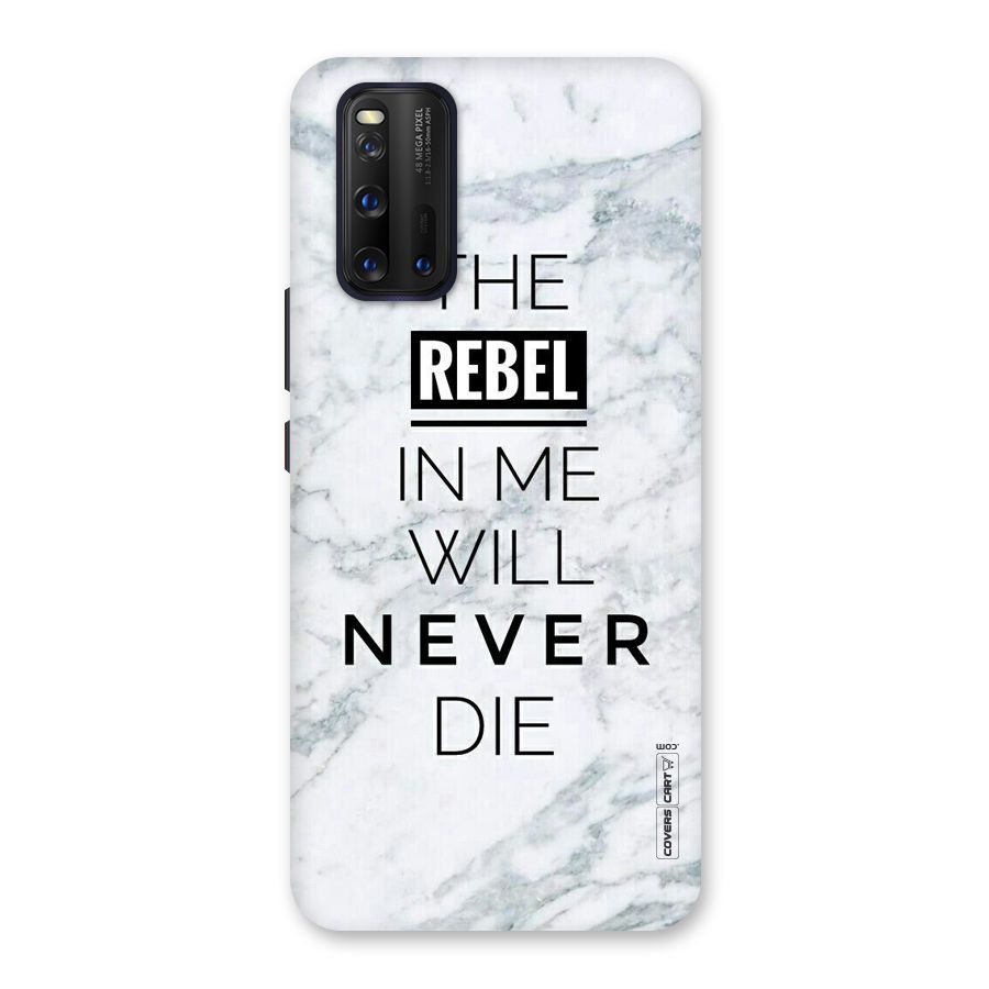 Rebel Will Not Die Back Case for Vivo iQOO 3