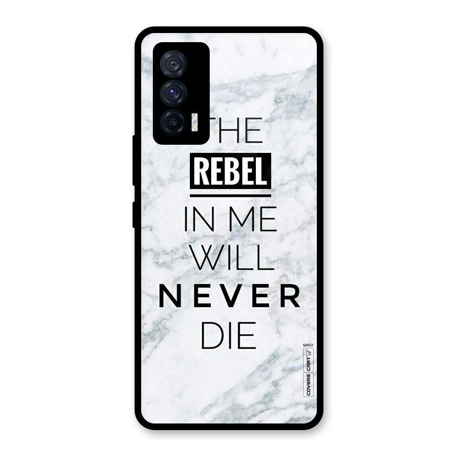 Rebel Will Not Die Glass Back Case for Vivo iQOO 7 5G