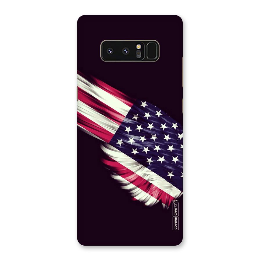 Red And White Stripes Stars Back Case for Galaxy Note 8