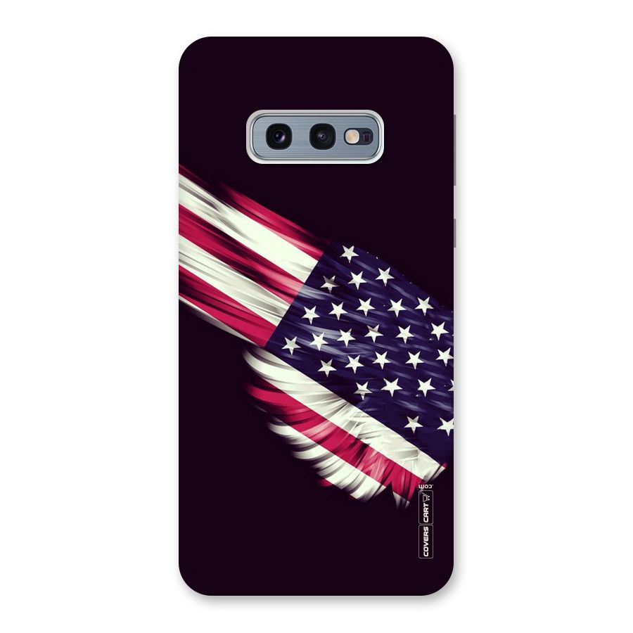 Red And White Stripes Stars Back Case for Galaxy S10e