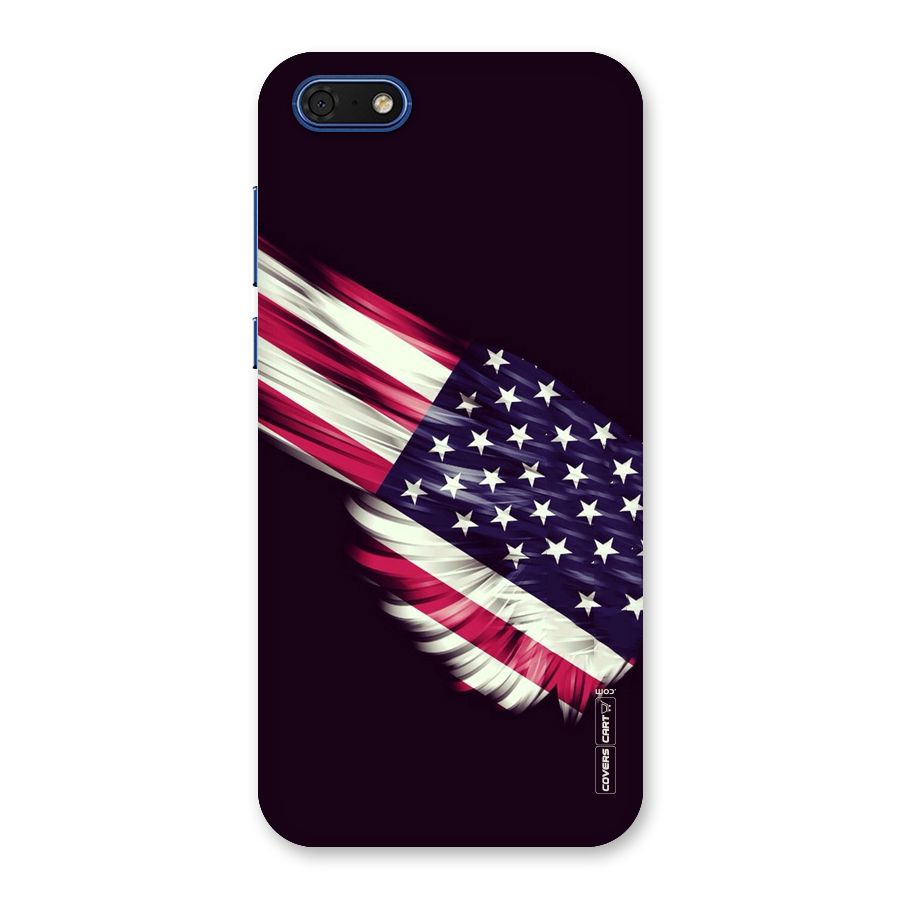 Red And White Stripes Stars Back Case for Honor 7s